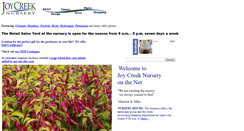 Desktop Screenshot of joycreek.com
