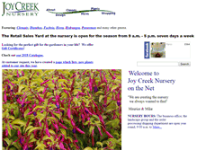 Tablet Screenshot of joycreek.com